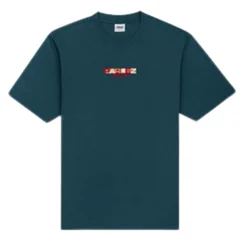 Parlez Bloc T-Shirt - Petrol Blue - L
