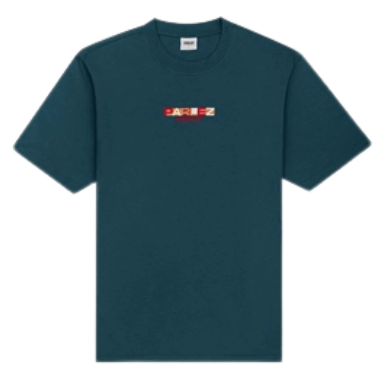 Parlez Bloc T-Shirt - Petrol Blue - L