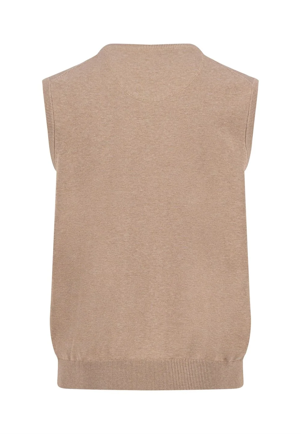 Fynch Hatton Slipover Superfine Sweater - Beige - XL