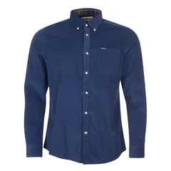 Barbour Ramsey Tailored Cord Shirt - Blue - M