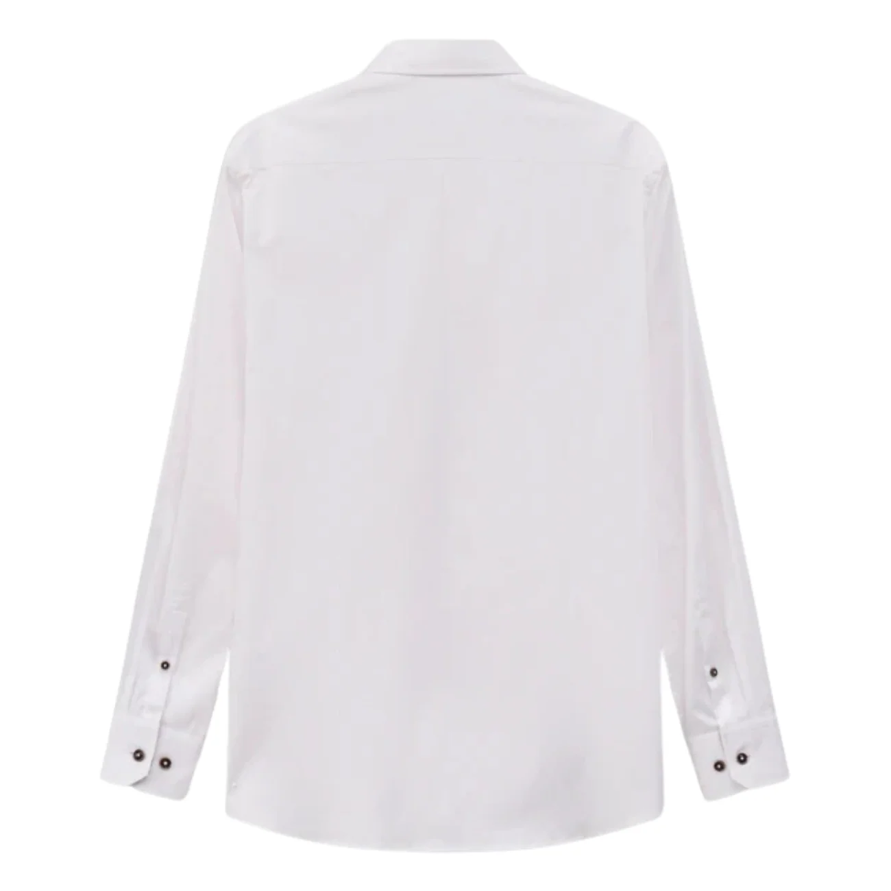 Bugatti Casual Long Sleeve Contrast Shirt - White - L