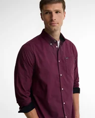 Barbour Harbourwall Tailored Gingham Shirt - Red - L
