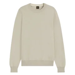 Boss Klapok Cotton-Blend Two-Tone Structure Sweater - Beige - XL