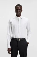 Boss H-Joe Kent Collar Shirt - White - 16