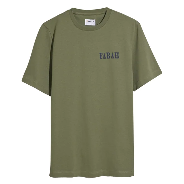 Farah Bulford Graphic T-Shirt - Rocket Green - S