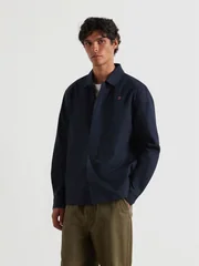 Farah Callier Overshirt - Navy - S