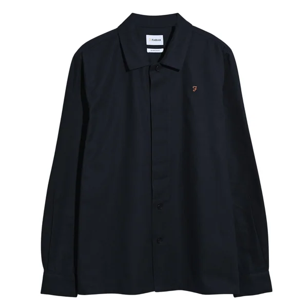 Farah Callier Overshirt - Navy - S