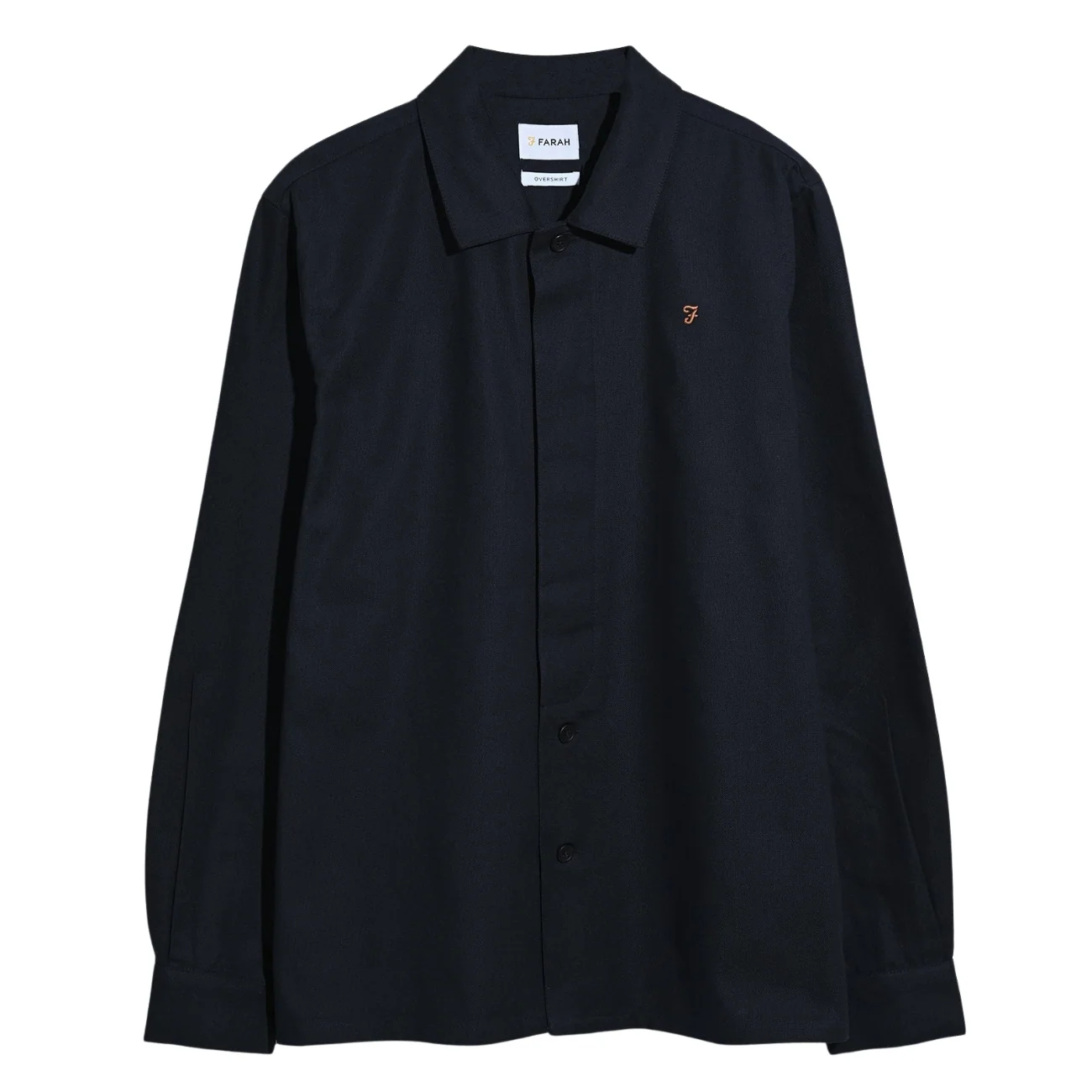 Farah Callier Overshirt - Navy - S