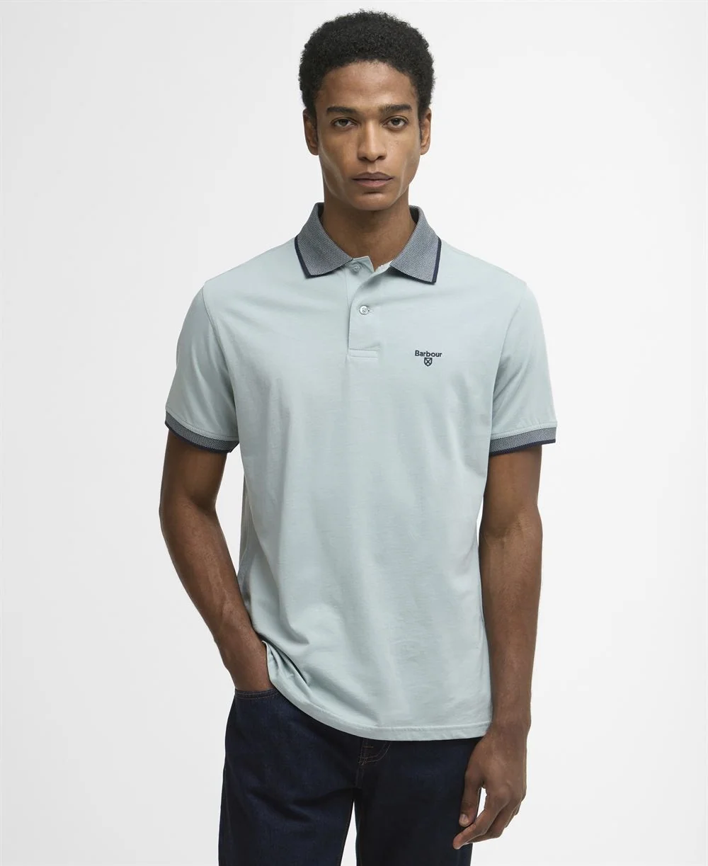 Barbour Cornsay Polo Shirt - Slate Blue - L