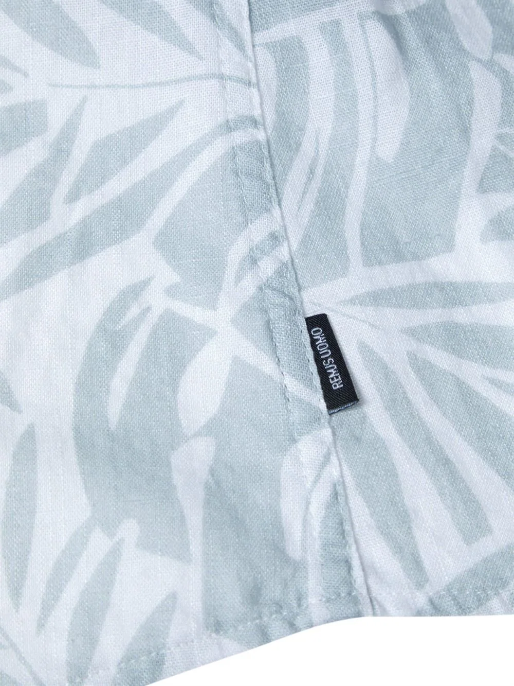 Remus Uomo Parker Leaf Print Shirt - Green - M