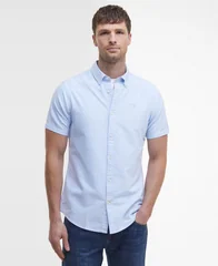 Barbour Oxtown Oxford Ss Tailored Shirt - Blue - M