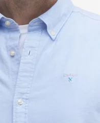 Barbour Oxtown Oxford Ss Tailored Shirt - Blue - M