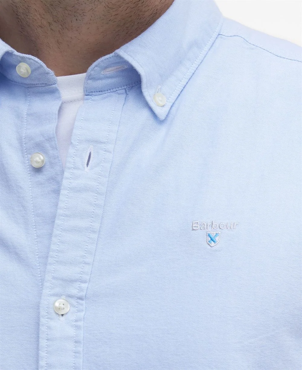Barbour Oxtown Oxford Ss Tailored Shirt - Blue - M