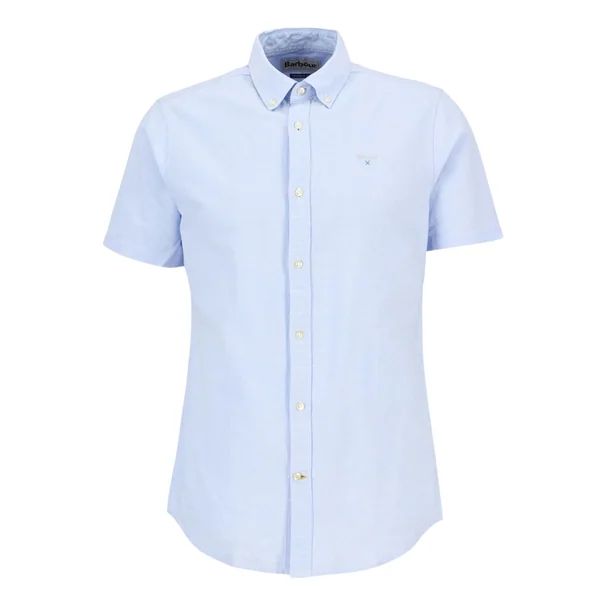 Barbour Oxtown Oxford Ss Tailored Shirt - Blue - M
