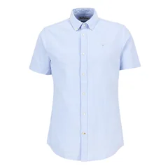 Barbour Oxtown Oxford Ss Tailored Shirt - Blue - M