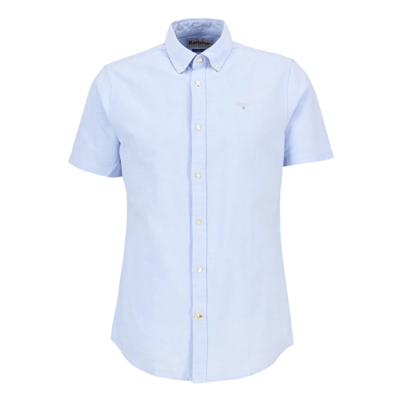 Barbour Oxtown Oxford Ss Tailored Shirt - Blue - M