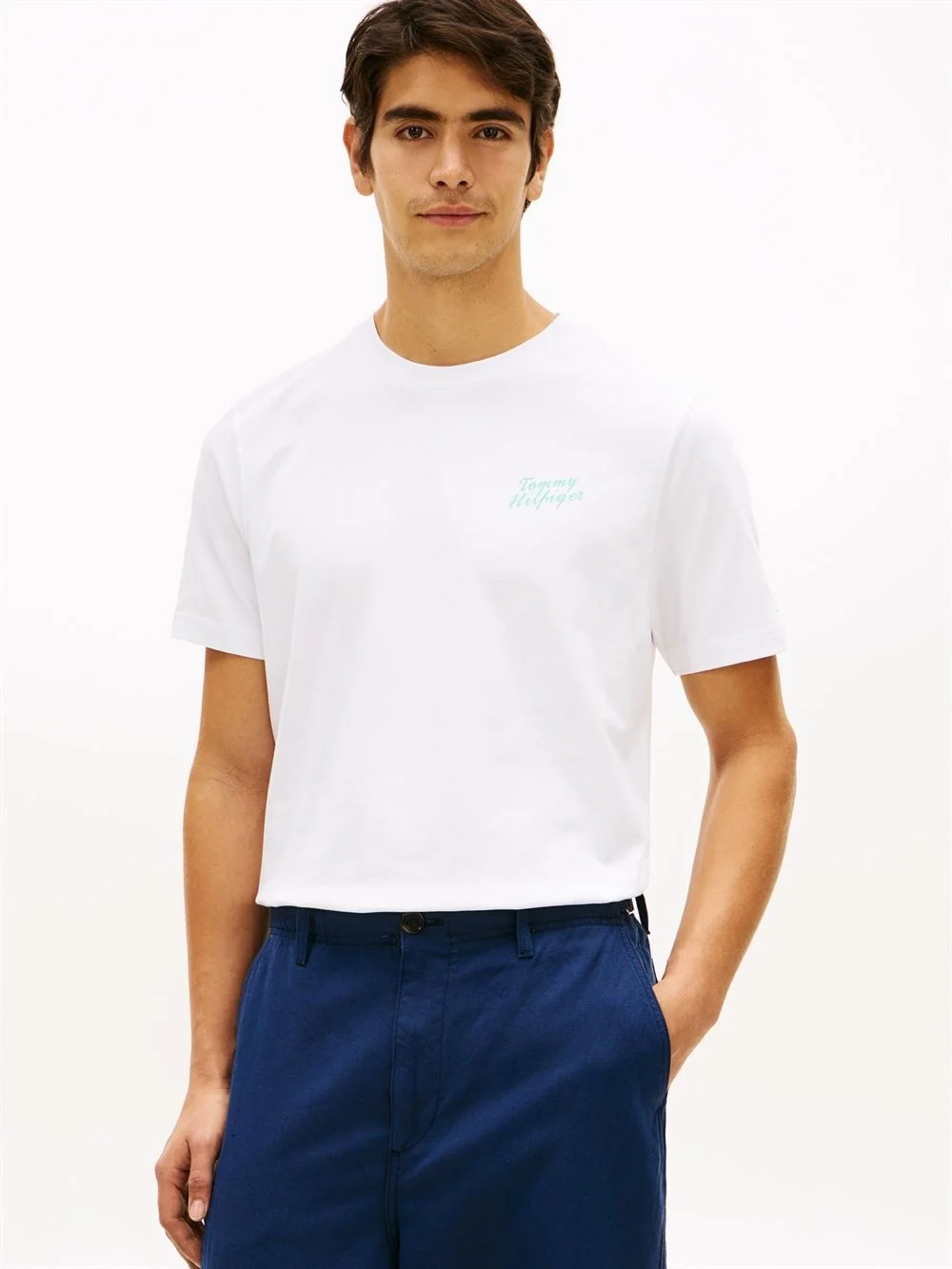 Tommy Hilfiger Palm Photo Print T-shirt - White - XL