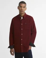 Barbour Ramsey Tailored Cord Shirt - Brown - XL