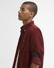 Barbour Ramsey Tailored Cord Shirt - Brown - XL