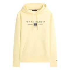 Tommy Hilfiger Brand Love Mono Logo Hoodie - Yellow - S