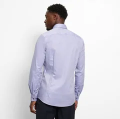 Olymp Solid Colour Buisness Shirt - Purple - 17