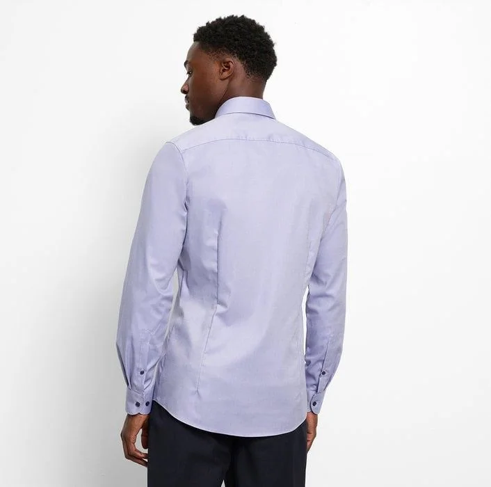 Olymp Solid Colour Buisness Shirt - Purple - 17