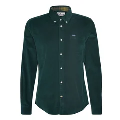 Barbour Ramsey Tailored Cord Shirt - Green - L