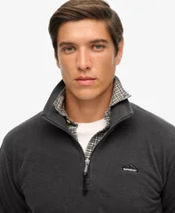 Superdry Polar Fleece Half Zip - Grey - XL