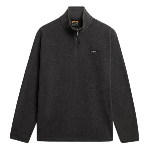 Superdry Polar Fleece Half Zip - Grey - XL