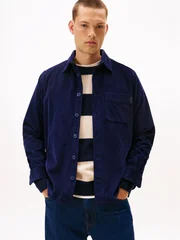 Tommy Hilfiger Relaxed Corduroy Overshirt - Navy - XL
