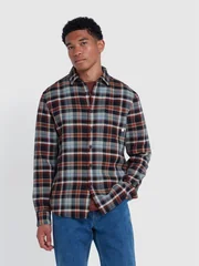 Farah Jerome Check Shirt - Black - XS