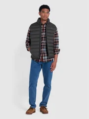 Farah Jerome Check Shirt - Black - XS