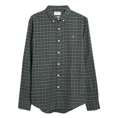 Farah Alban Check Shirt - Navy - M