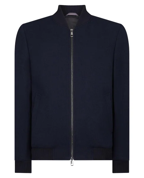 Remus Uomo Remus Flannel Bomber Jacket - Navy - XL
