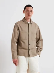 Farah Marshall Overshirt - Beige - S