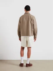 Farah Marshall Overshirt - Beige - S