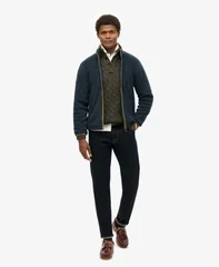Superdry Estate Full Zip Fleece - Navy - M