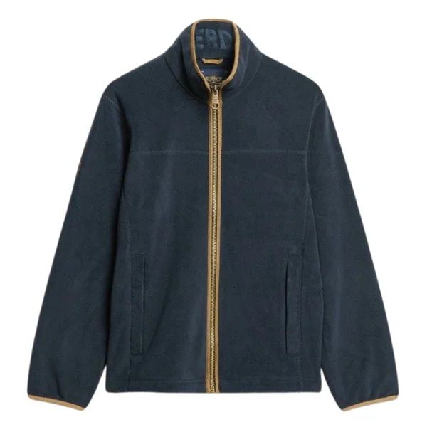 Superdry Estate Full Zip Fleece - Navy - M