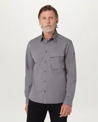 Belstaff Scale Shirt - Tornado Grey - S