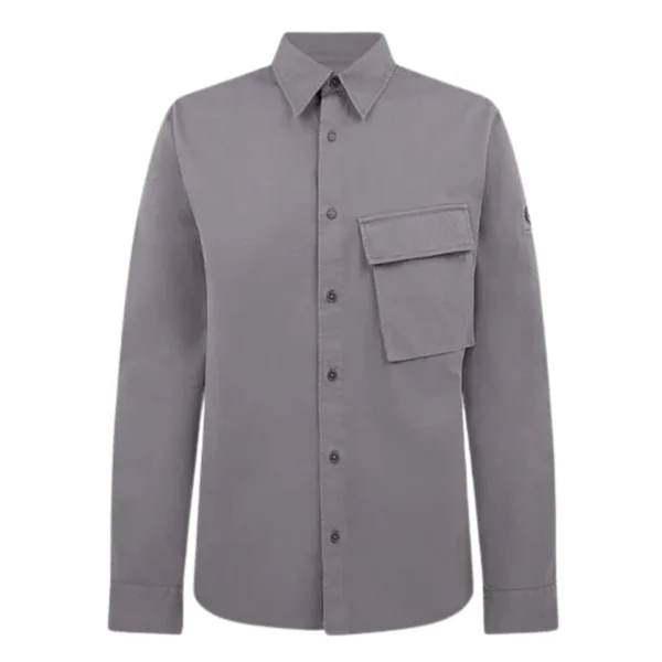 Belstaff Scale Shirt - Tornado Grey - S