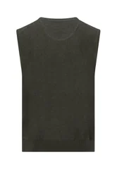 Fynch Hatton Slipover Superfine Vest Sweater - Green - L