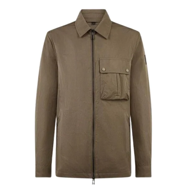 Belstaff Drome Overshirt Major Brown - Brown - S