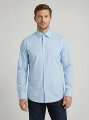 Boss H-Joe Kent Collar Shirt - Blue - 17