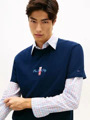 Tommy Jeans Sign Block T-shirt - Navy - S