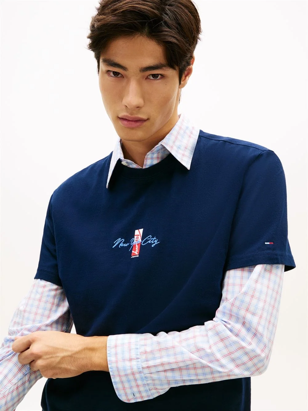 Tommy Jeans Sign Block T-shirt - Navy - S