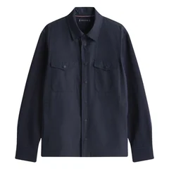Tommy Hilfiger Regular Fit Mixed Panel Overshirt - Navy - XL
