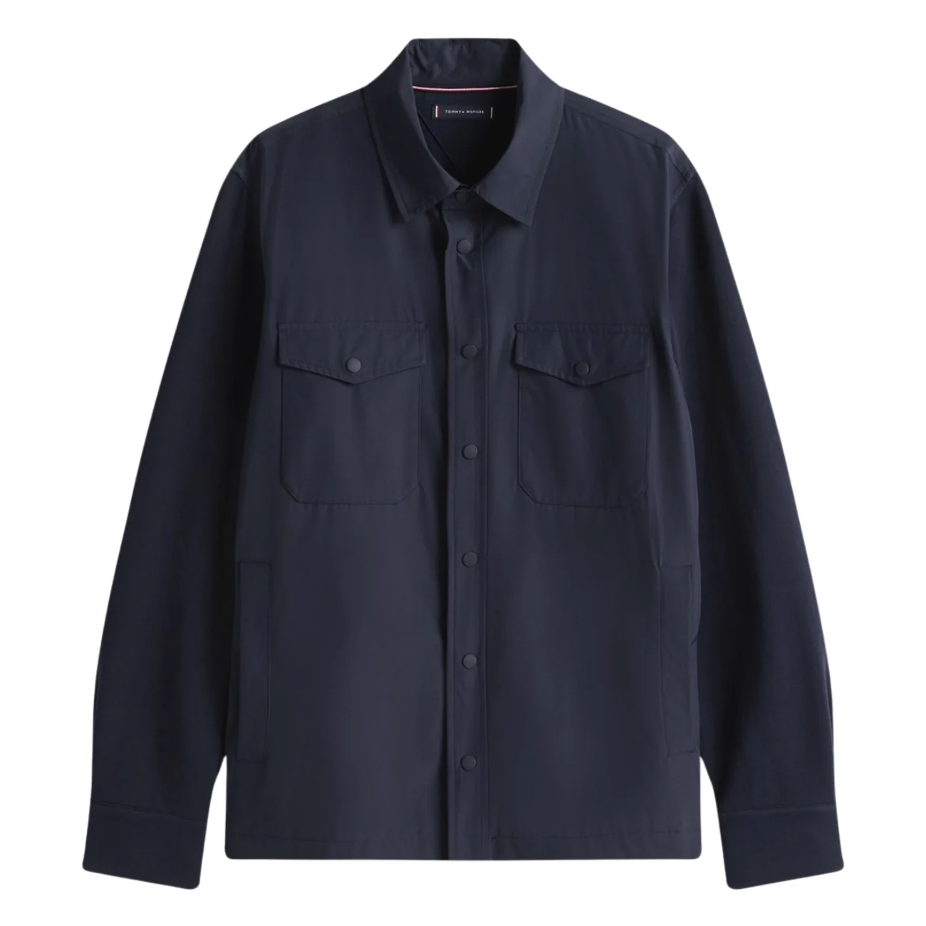 Tommy Hilfiger Regular Fit Mixed Panel Overshirt - Navy - XL