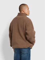 Farah Elias Full Zip Fleece Jacket - Grey - S