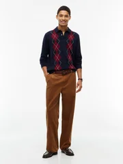 Tommy Hilfiger Embroidery Argyle Polo Jumper - Navy - L