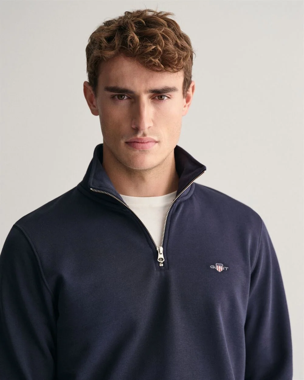 Gant Regular Shield Sweatshirt - Blue - XL